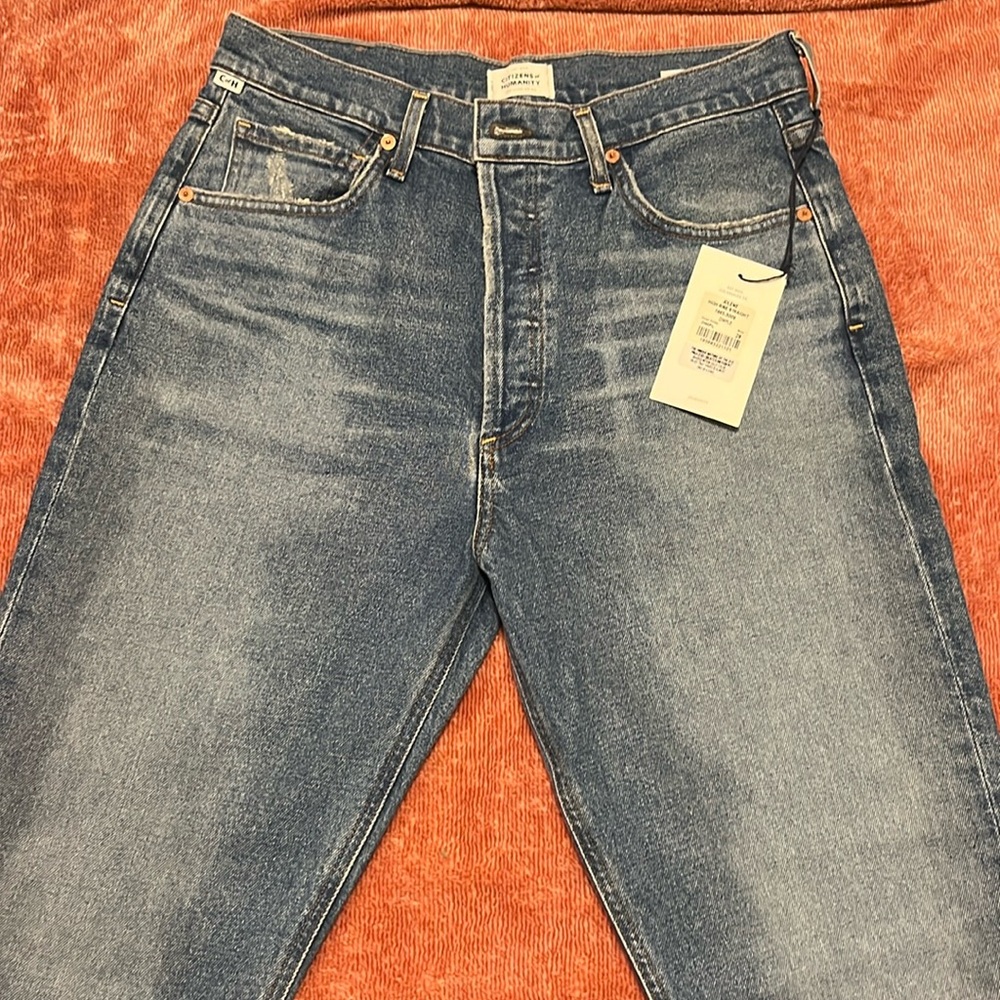 Citizen Of Humanity Straight Leg Vintage Jeans